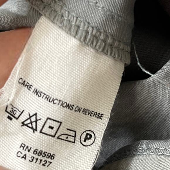 00s DKNY Vintage Gray Stretch Straight Leg Dress Pants - Picture 5 of 6